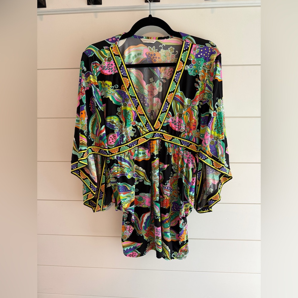 Trina Turk Multicolor Mini Dress, Size Medium - Picture 1 of 7